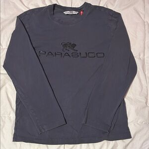 Parasuco Men's Charcoal Long Sleeve Tee
